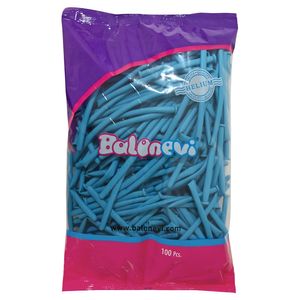 Balonevi Light Blue Modelling Balloon 260 - 100pcs