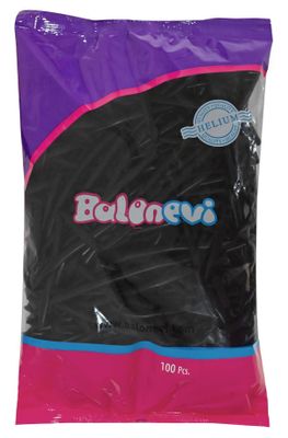 Balonevi Black Modelling Balloon 260 - 100pcs