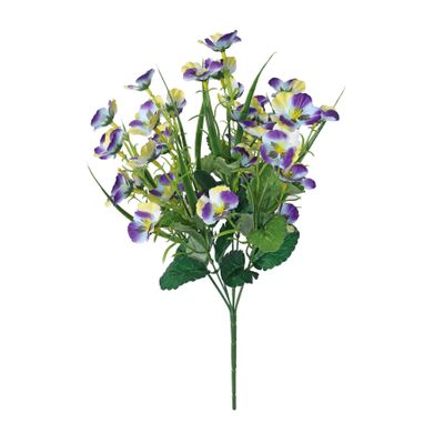 Pansy Bush - 42cm - Purple