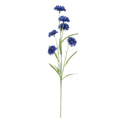 Wild Cornflower Spray - 63cm - Royal Blue