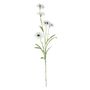 Wild Cornflower Spray - 63cm - White