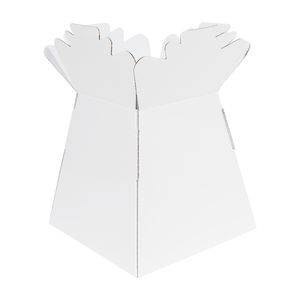 Pearlised White Living Vase (x30)