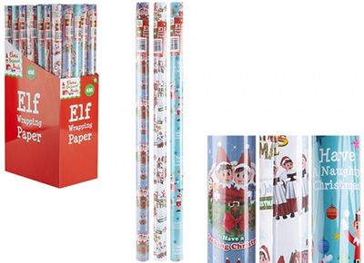 Elf Christmas Roll Wrap (10m)