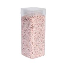 Pebbles 4-6mm -Light Pink -Square Jar -900gr