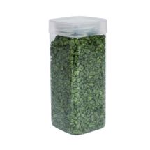 Pebbles 4-6mm - Moss Green-Square Jar -900gr