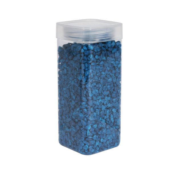 Pebbles 4-6mm - Royal Blue -Square Jar - 900gr