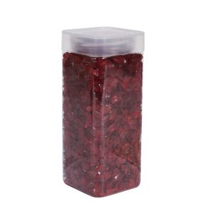 Glass Pebbles  5-8mm - Red - Square Jar -750gr