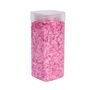 Pearlised Glass Pebbles 5-8mm - Fuchsia - Square Jar - 750gr