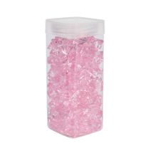 Acrylic Stones - Large - Lt Pink - Square Jar -300gr