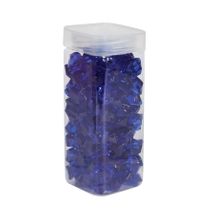 Acrylic Stones - Large - Dark Blue - Square Jar - 300gr