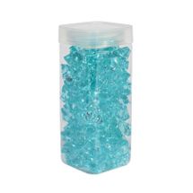 Acrylic Stones - Large - Turquoise - Square Jar -300gr