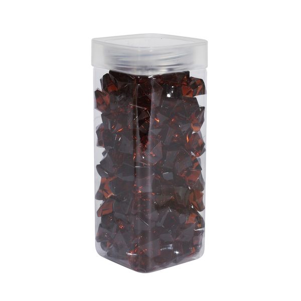 Acrylic Stone - Large - Dark Amber - Square Jar - 300gr