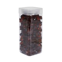 Acrylic Stone - Large - Dark Amber - Square Jar - 300gr