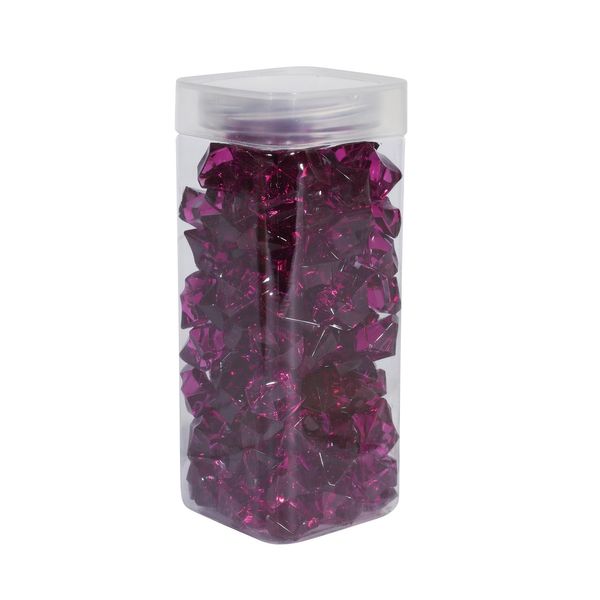 Acrylic Stone - Large - Dk Purple - Square Jar - 300gr