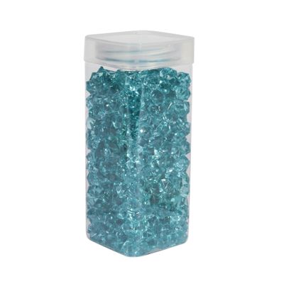Acrylic Stone - Small - Turquoise- Square Jar -320gr