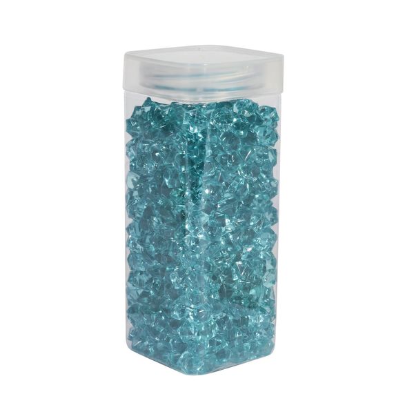 Acrylic Stone - Small - Turquoise- Square Jar -320gr