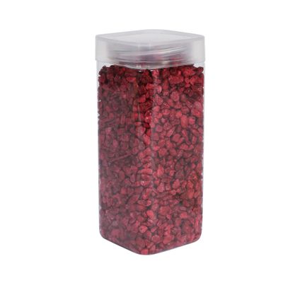 Pebbles  4-6mm -Dk Red -Square Jar - 900gr