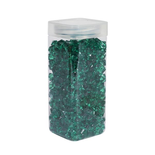 Acrylic Stone - Small - Dk Green- Square Jar -320gr