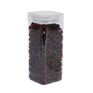 Acrylic Stone - Small - Dark Amber- Square Jar -320gr