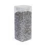 Plastic Beads 7mm - Lt Grey - Square Jar - 330gr