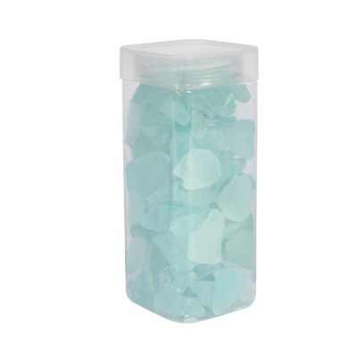 Sea Glass 10-20mm - Aqua - Square Jar - 750gr