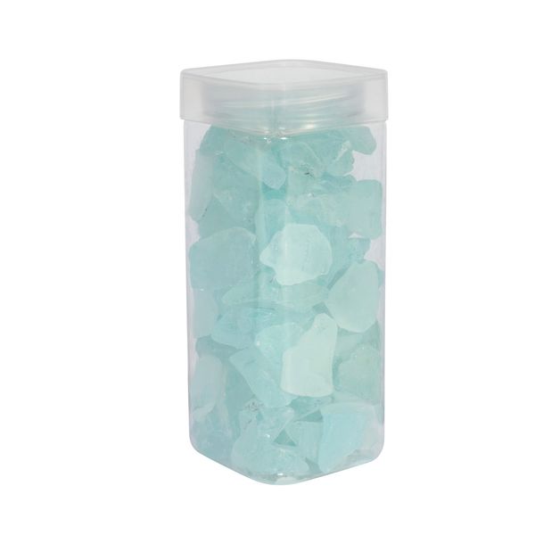 Sea Glass 10-20mm - Aqua - Square Jar - 750gr