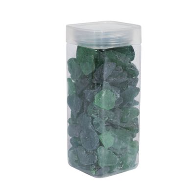 Sea Glass10-20mm - Green - Square Jar - 750gr