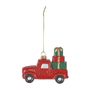 Truck with Gifts Hanging Decoration - H8cm