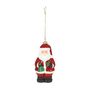 Santa Hanging Decoration - Red - H13cm