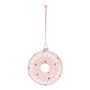 Donut Hanging Decoration - Pink - H11cm