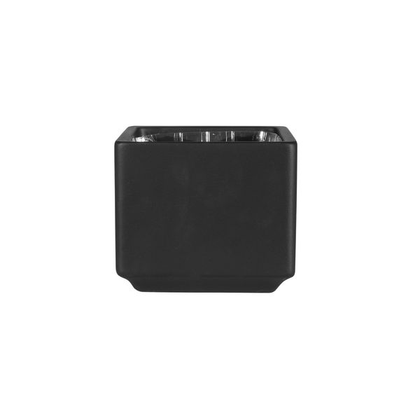 Moda Black Cube Planter  - H11 x Dia 13cm