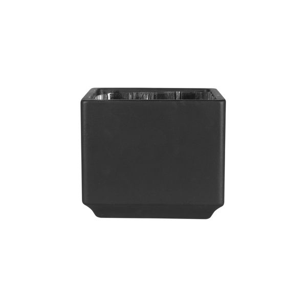 Moda  Black Cube Planter - H12 x Dia 14cm