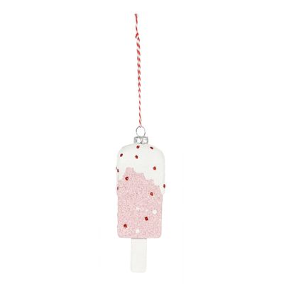 Ice Lolly Hanging Decoration - Pink - H13.5cm