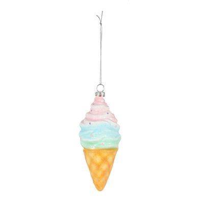 Ice Cream Cone Hanging Decoration - H14cm