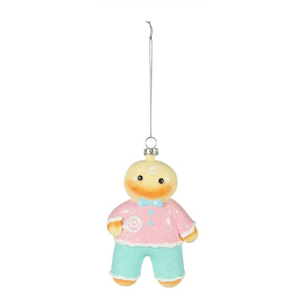 Gingerbread Hanging Decoration - Pastel - H13.5cm