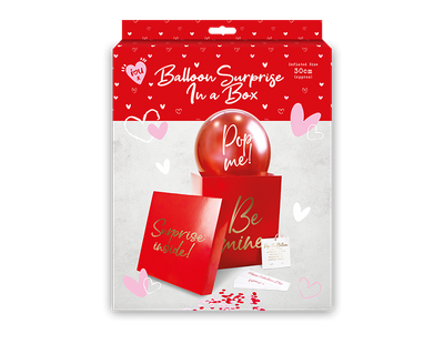 Valentines Balloon Surprise in a Box