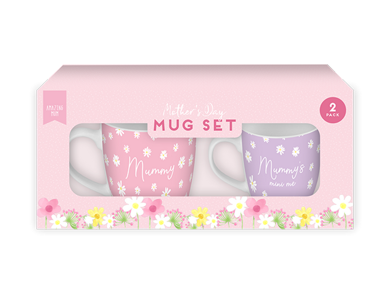 Mothers Day Mummy & Mini Mug Set