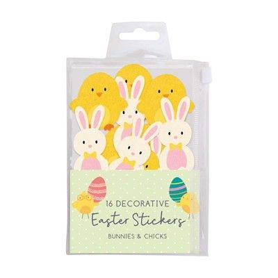 Bunny / Chick Easter Bonnet Felt Decorations