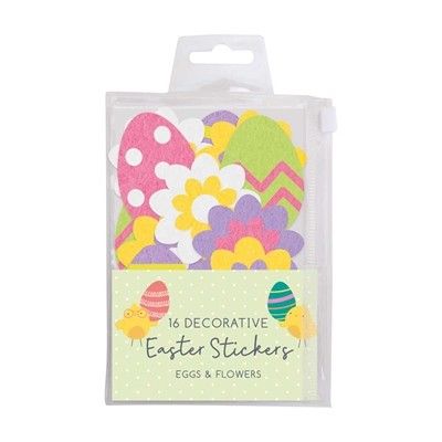 Eggs / Flowers Easter Bonnet Felt Decorations