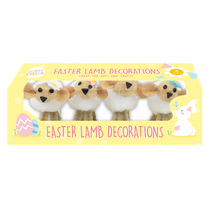 Easter Lamb Decorations (4 Pack)