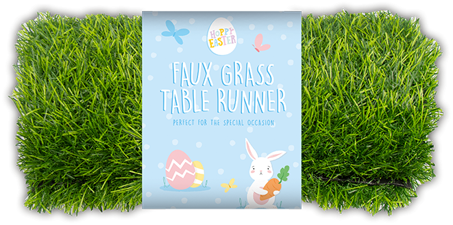 Faux Grass Table Runner (90cm x 30cm)