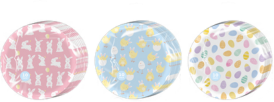 Easter Printed Paper Plates (10 Pack)