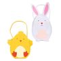 Assorted Easter Chick/Bunny Felt Bag