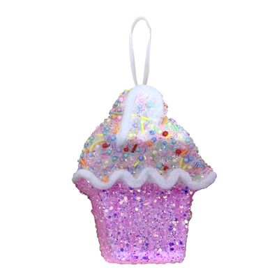 Cupcake Flat Hanging Decoration - H15cm