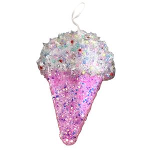 Ice Cream Cone Flat Hanging Decoration - H17cm