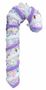 Candy Cane Hanging Decoration - White/Purple - H17cm