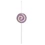 Lollipop with Swirl Hanging Decoration - Purple - H31cm