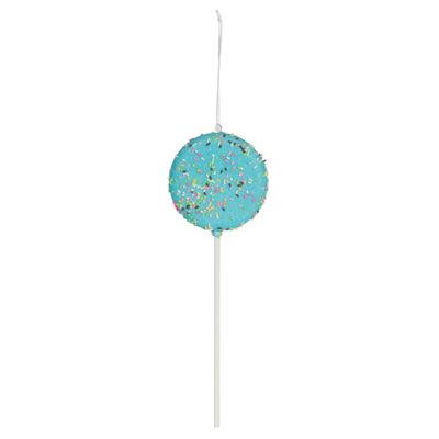 Lollipop Hanging Decoration - Turquoise - H31cm