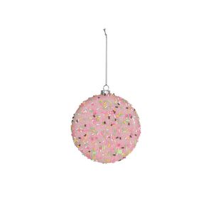 Disc Hanging Decoration - Pink - D10cm