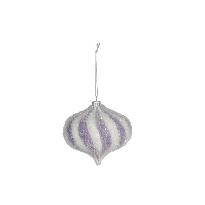 Onion Hanging Decoration - Purple - W10cm